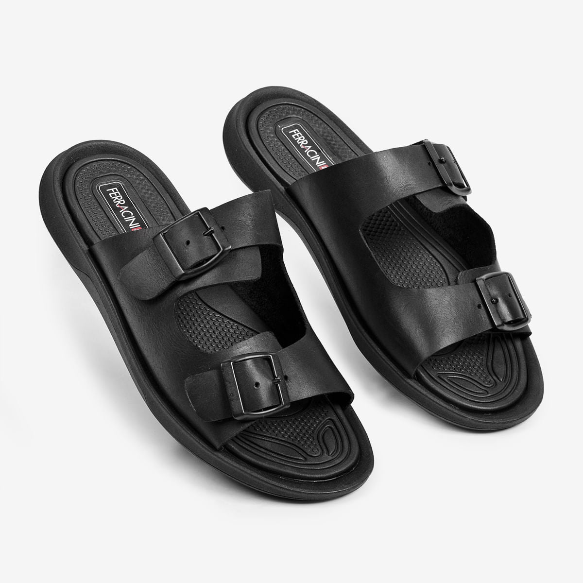 Sandália Ferracini Masculina Preta Dakar