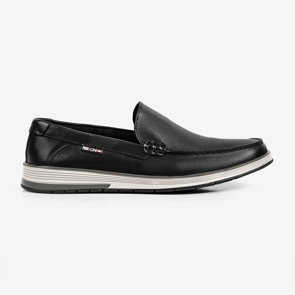 Mocassim Ferracini Masculino Preto Ultra Summer