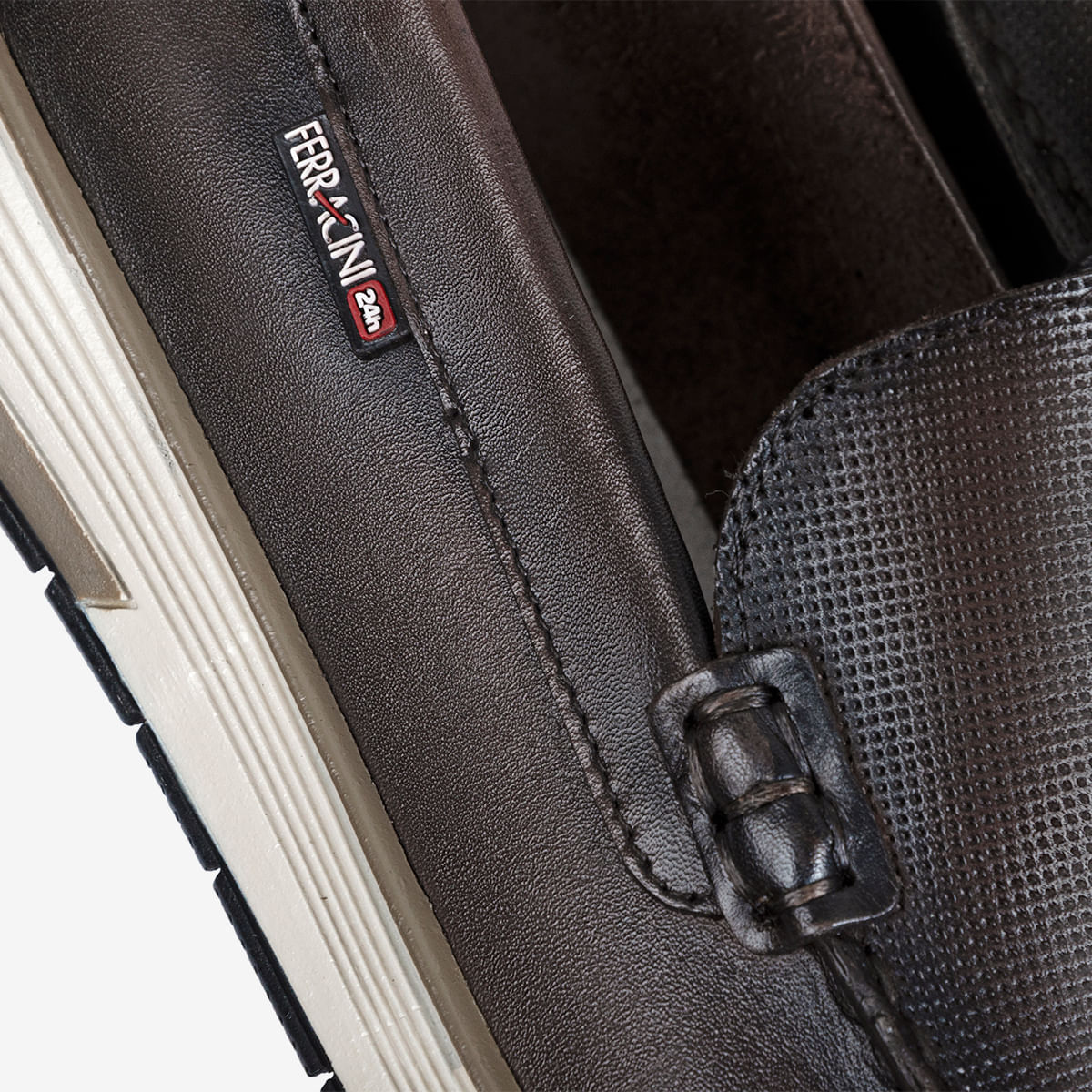 Mocassim Ferracini Masculino Tabaco Ultra Summer